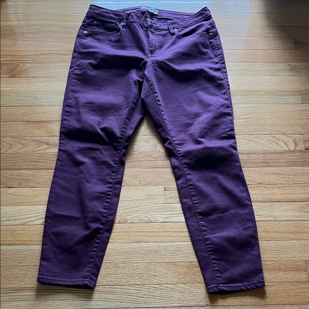 Gap burgundy Jeans size 12